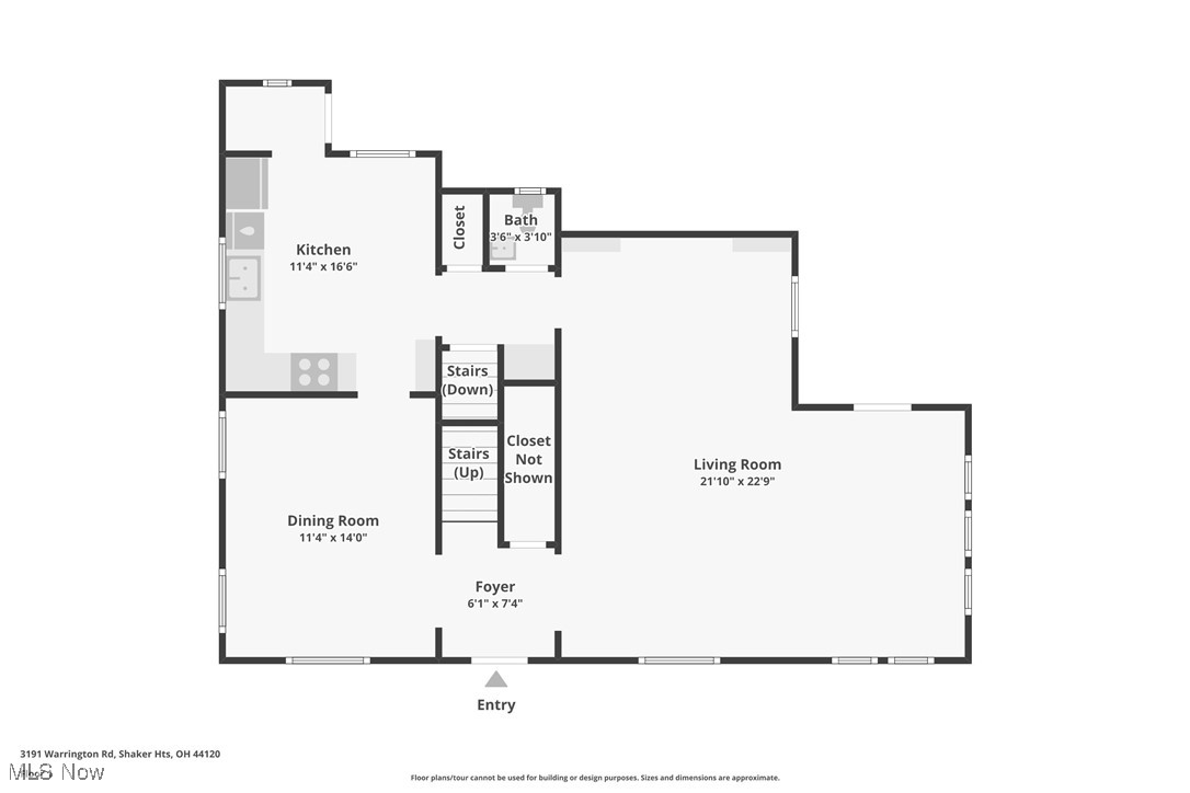 3191 Warrington Road Cleveland, OH 44120 - Photo 38 of 41 first floor floor plan
