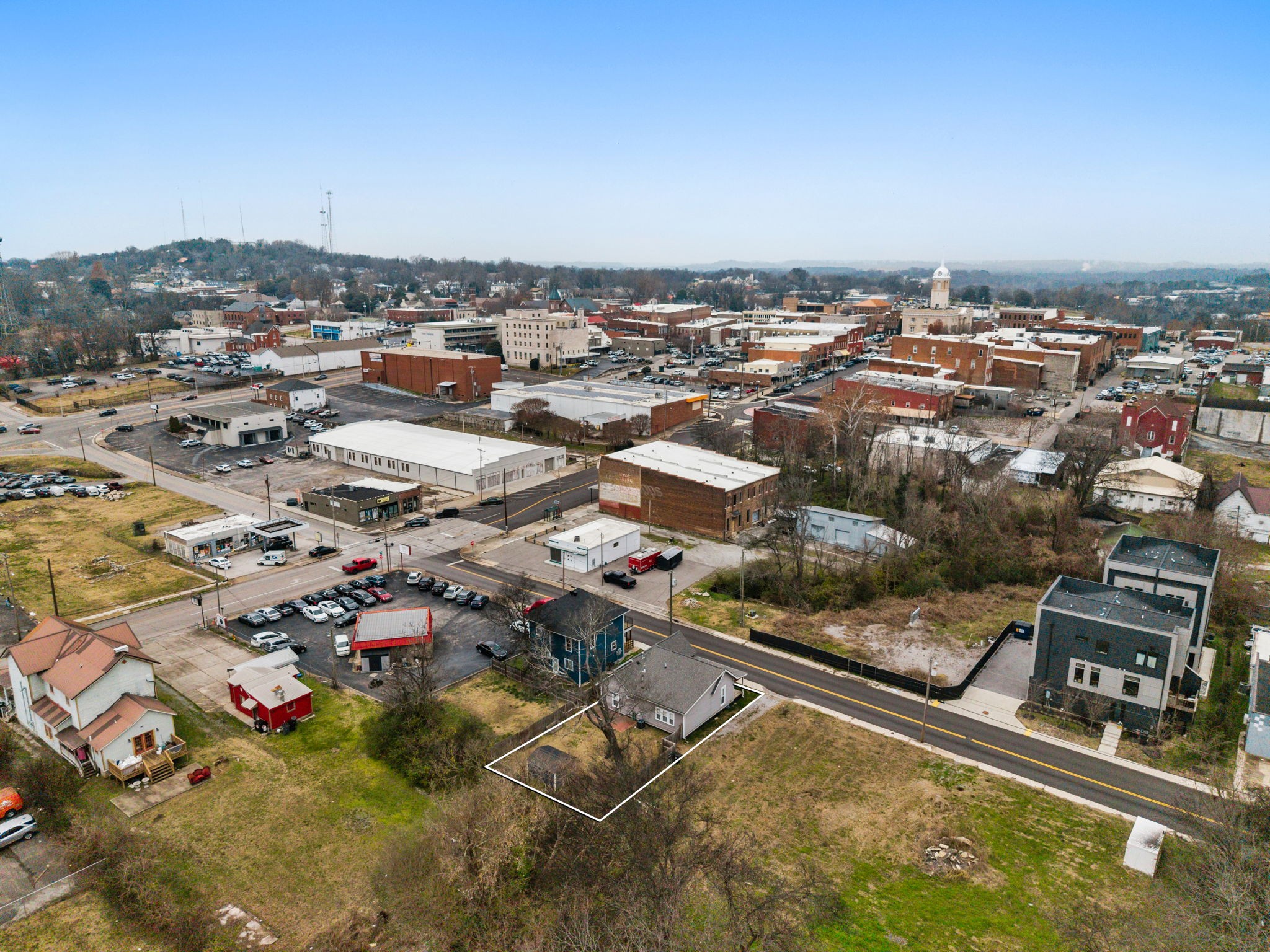 106 East 9th Street Columbia, TN 38401 - Photo 80 of 94 an aerial view of residential houses with outdoor space