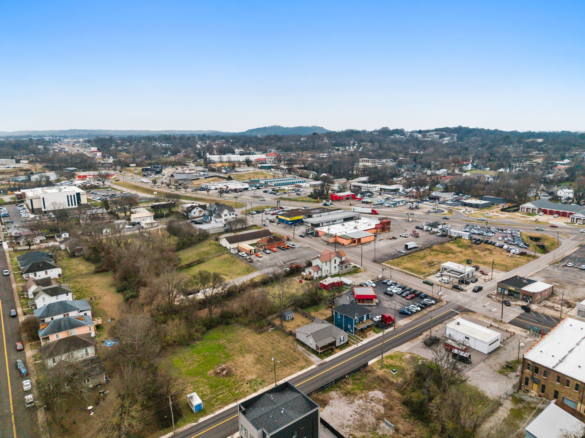 106 East 9th Street Columbia, TN 38401 - Photo 84 of 94 an aerial view of residential houses with city view