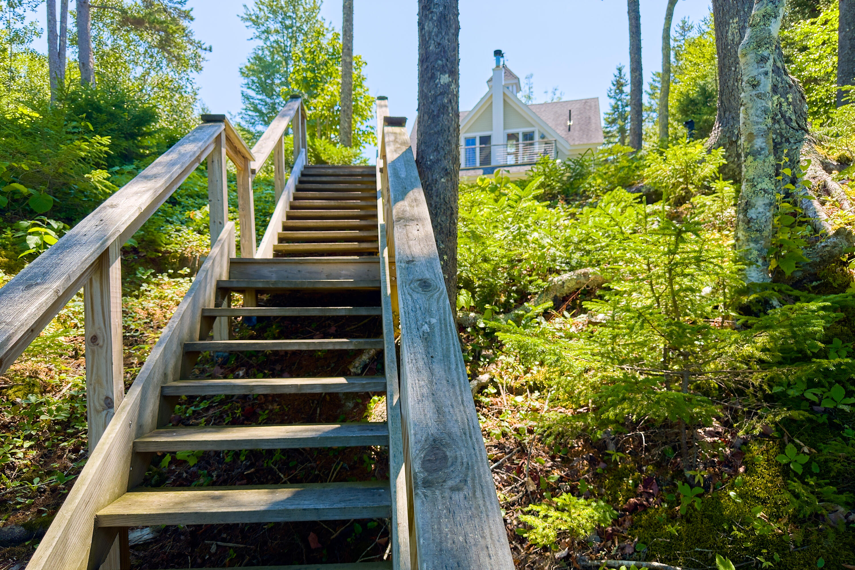 32 Ocean Ridge Road Cushing, ME 04563 - Photo 38 of 58 stairs to the shore