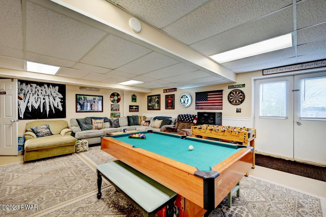 1597 Ridgeview Drive Lake Ariel, PA 18436 - Photo 42 of 92 a room with furniture pool table and flat screen tv