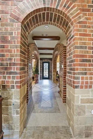 a view of front door of house