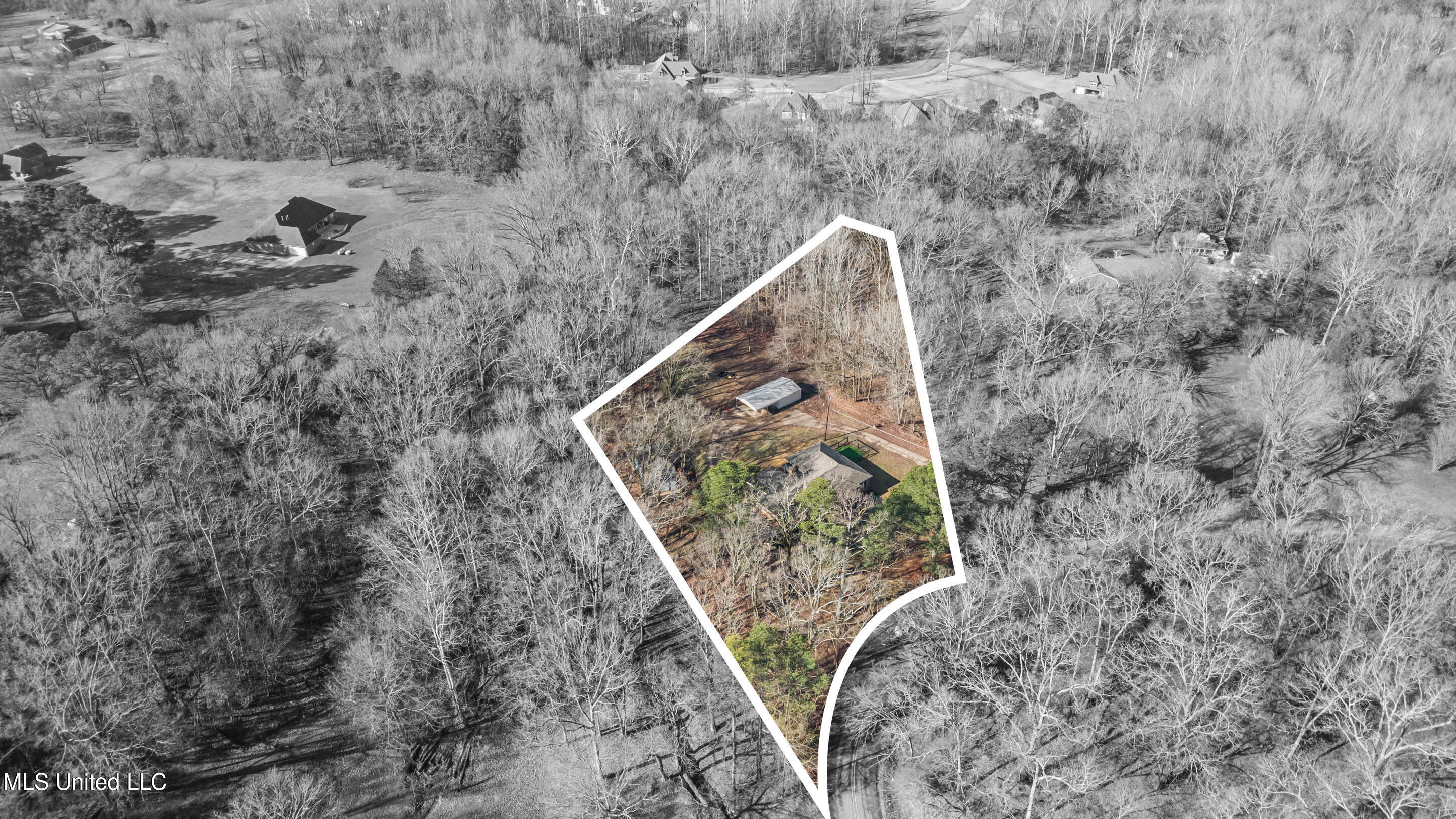 809 Green Acres Drive Hernando, MS 38632 - Photo 68 of 78 2_dji_0006_print lot lines