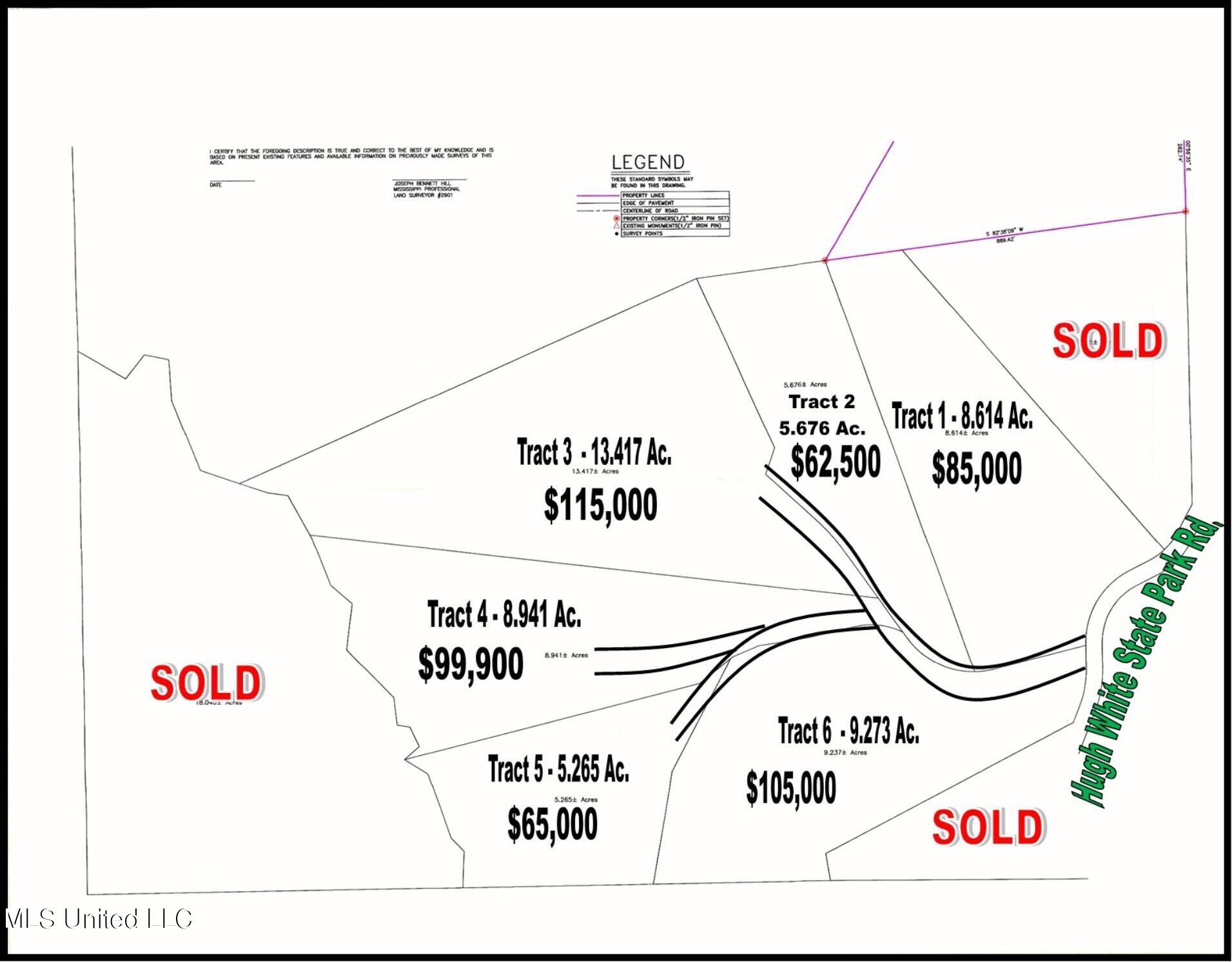 103 Hugh White State Pk Road Grenada, MS 38901 - Photo 11 of 11 Priced Plat