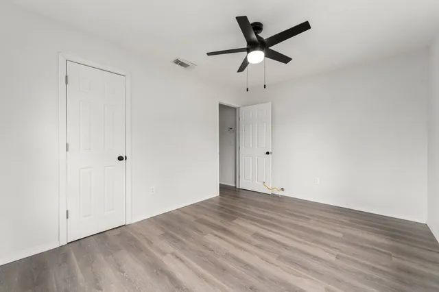 wooden floor in an empty room
