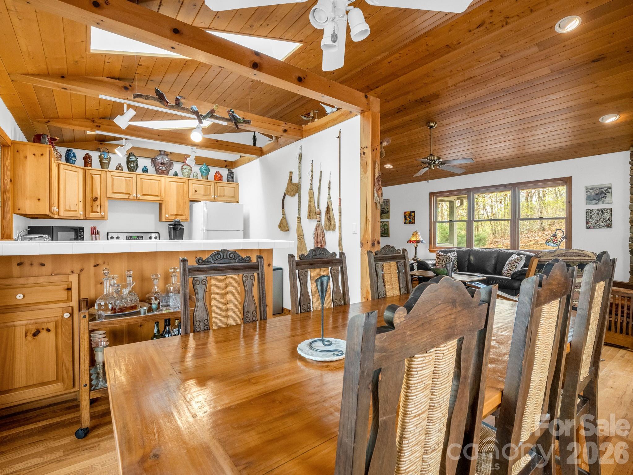 780 Rixhaven Drive Saluda, NC 28773 - Photo 17 of 36 a view of a kitchen with furniture and chandelier