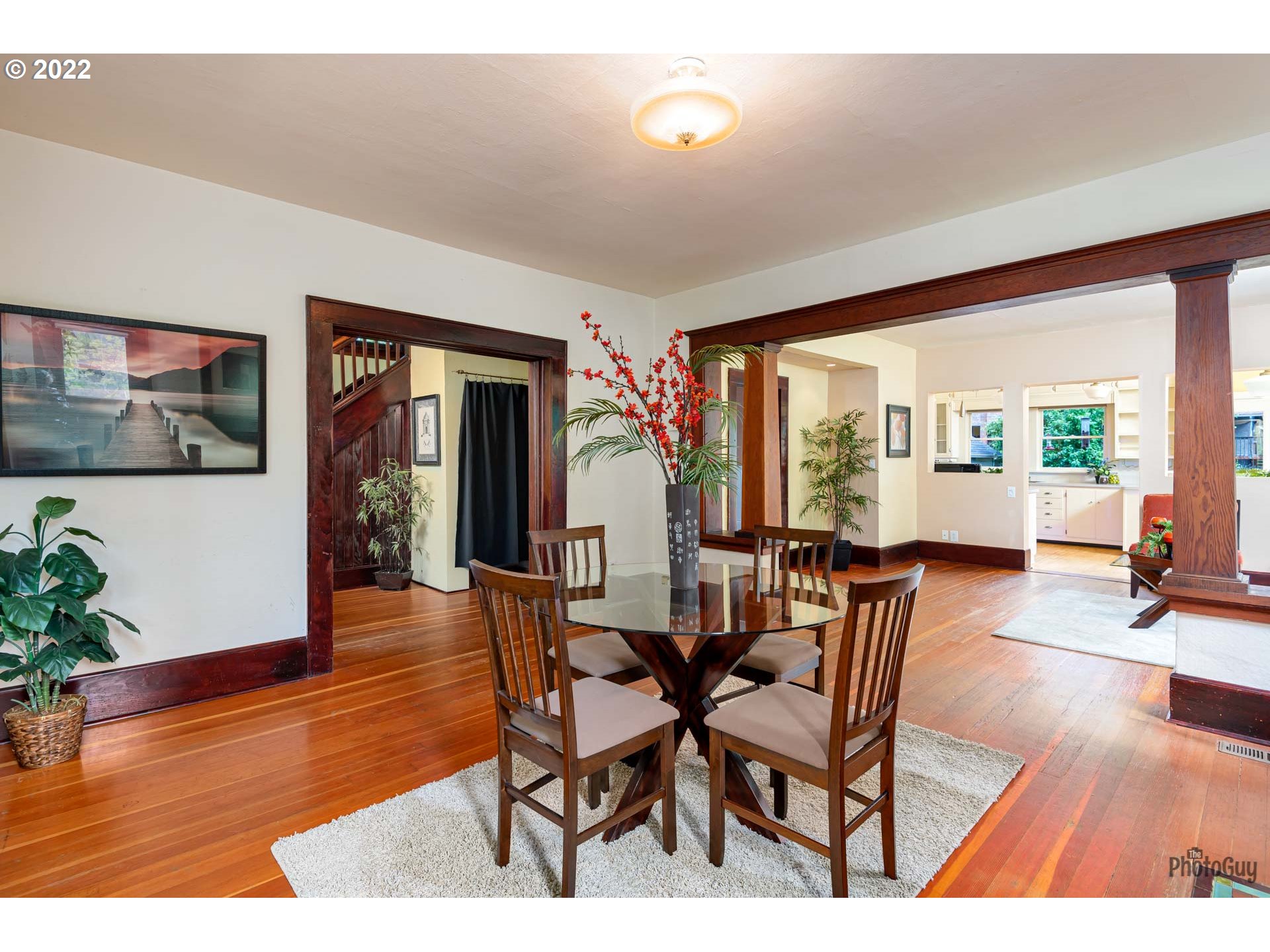 346 D Street Springfield, OR 97477 - Photo 9 of 32 a dining room with furniture and wooden floor