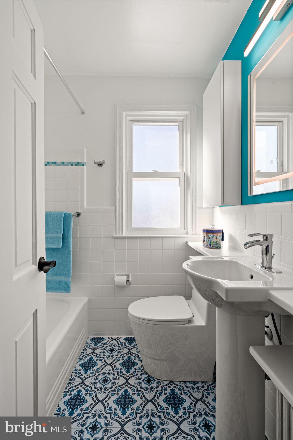 204 South Courthouse Road Arlington, VA 22204 - Photo 29 of 49 a bathroom with a sink toilet and shower