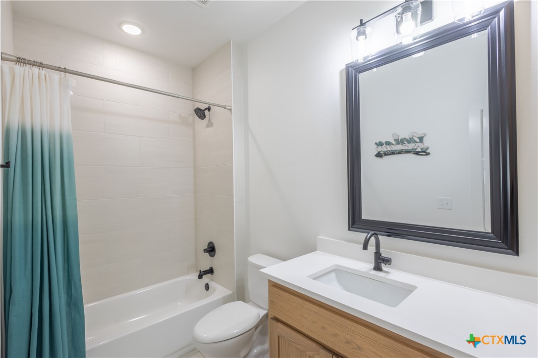 4324 Cedar Creek Road Temple, TX 76504 - Photo 25 of 45 a bathroom with a sink a toilet and shower
