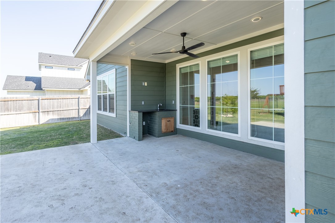 4324 Cedar Creek Road Temple, TX 76504 - Photo 7 of 45 a view of a house with a backyard and porch