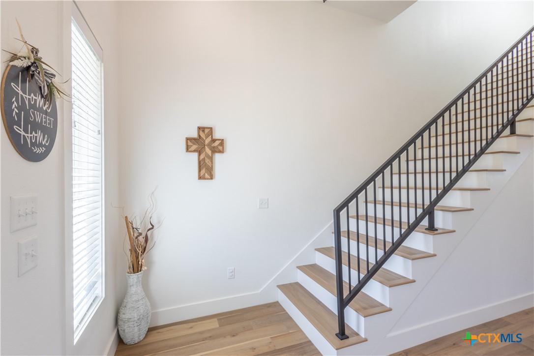 4324 Cedar Creek Road Temple, TX 76504 - Photo 9 of 45 a view of entryway with wooden floor