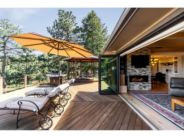 a outdoor space with patio