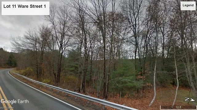 a view of a bathroom from a window