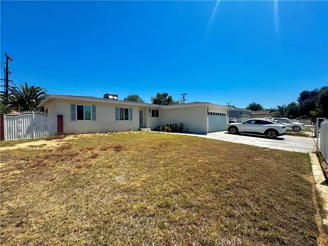 a swimming pool with a yard