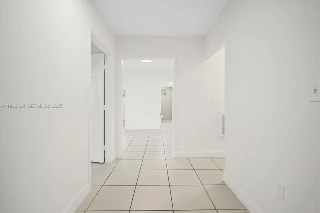 a view of an empty room