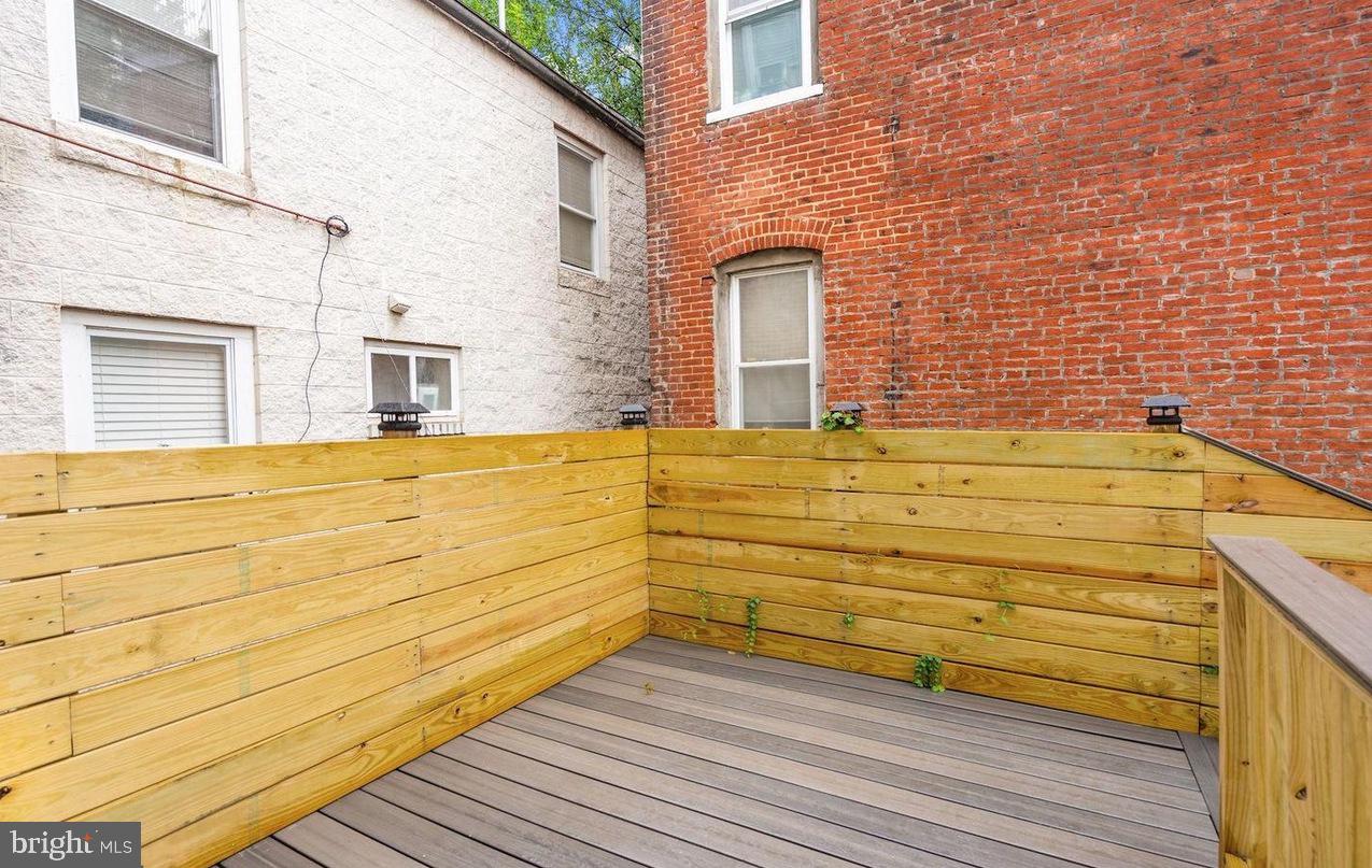 1201 4th Street Northwest, Unit B Washington, DC 20001 - Photo 13 of 17 Private Deck