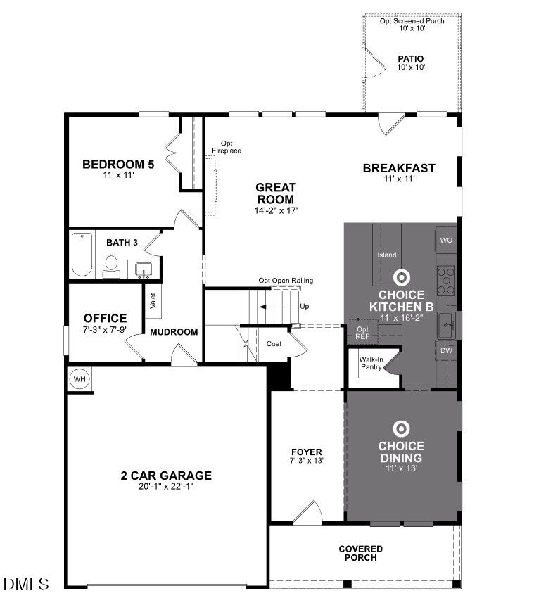 1312 Kubek Way Raleigh, NC 27616 - Photo 44 of 45 First Floor - Charlotte Plan