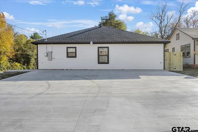 a house with a outdoor space