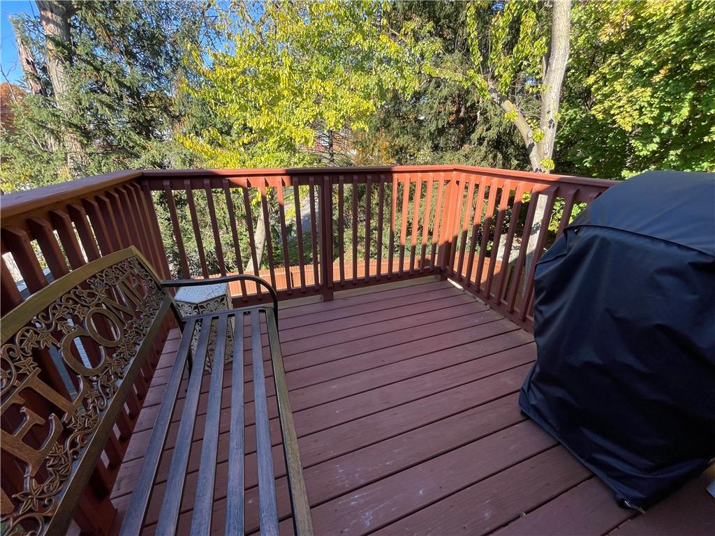 531 Harmony Road Baden, PA 15005 - Photo 12 of 21 Enjoy nature while relaxing on the deck.