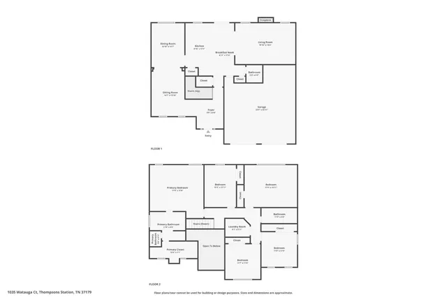 $2,550 | 1035 Watauga Court, Thompson's Station, TN 37179