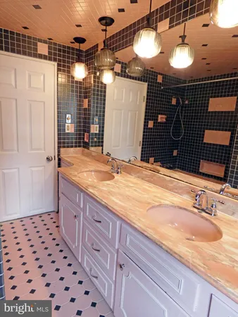 a bathroom with a sink