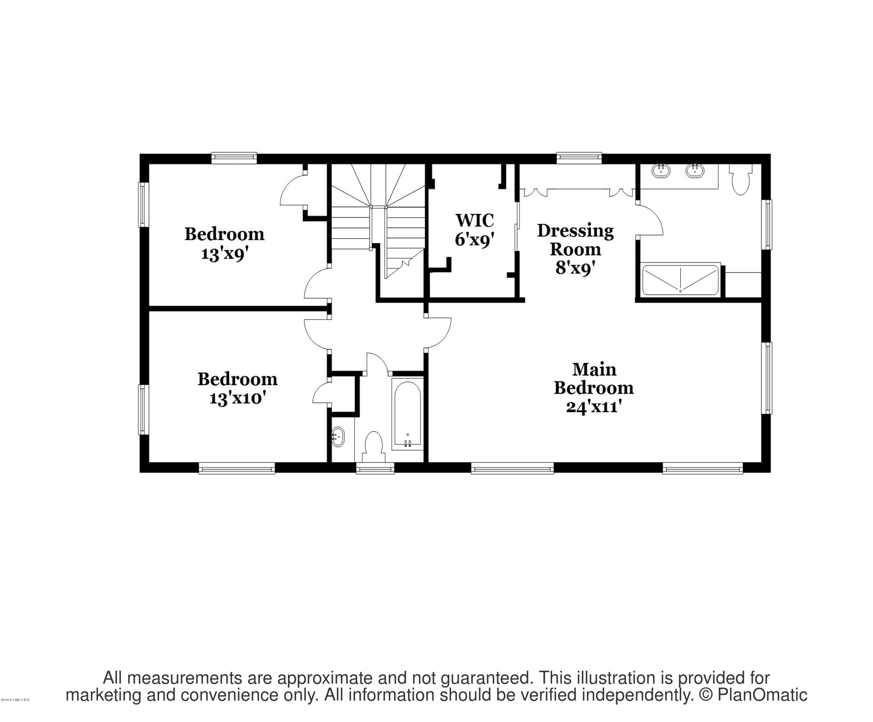 9 Sound View Terrace Greenwich, CT 06830 - Photo 36 of 37 2nd Floor Floor Plan