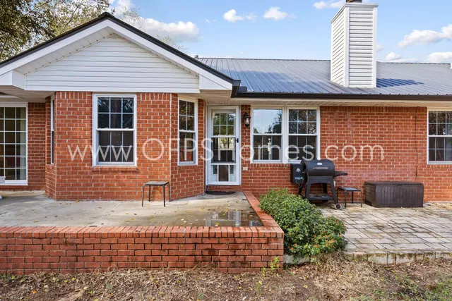 a view of outdoor space with seating