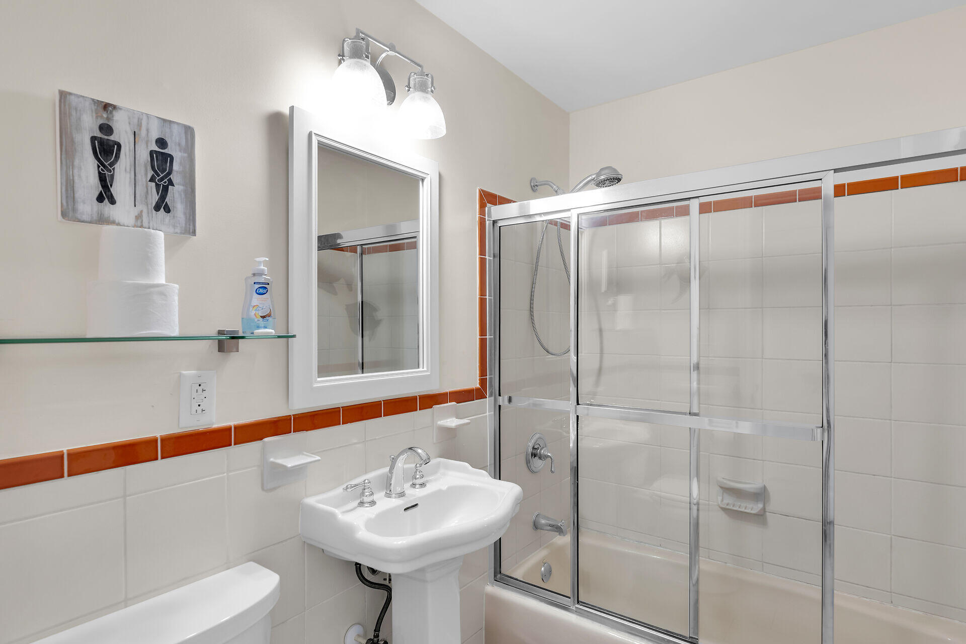 8 Sadowski Key Key Colony Beach, FL 33051 - Photo 18 of 57 a bathroom with a sink and a mirror