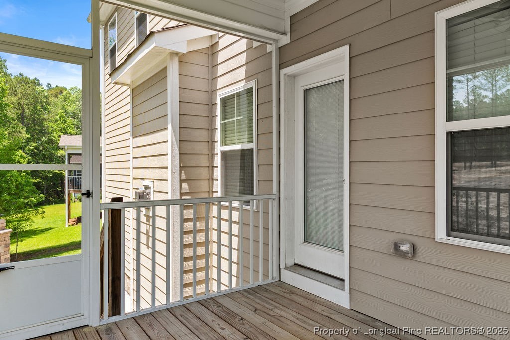 252 School Side Drive Spring Lake, NC 28390 - Photo 28 of 35 a view of front door deck of house