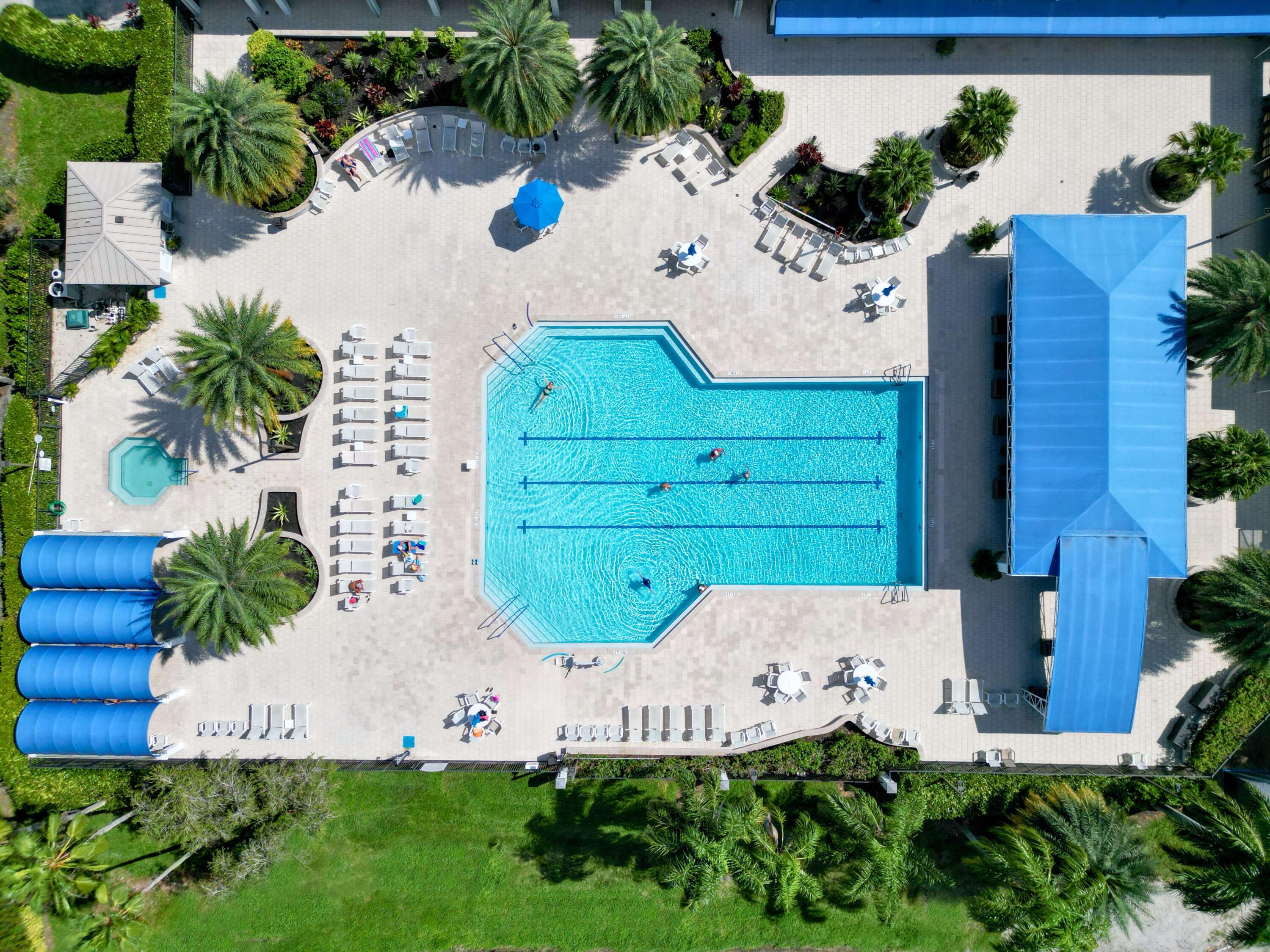 9734 Harbour Lake Circle Boynton Beach, FL 33437 - Photo 33 of 41 an aerial view of a house with a yard