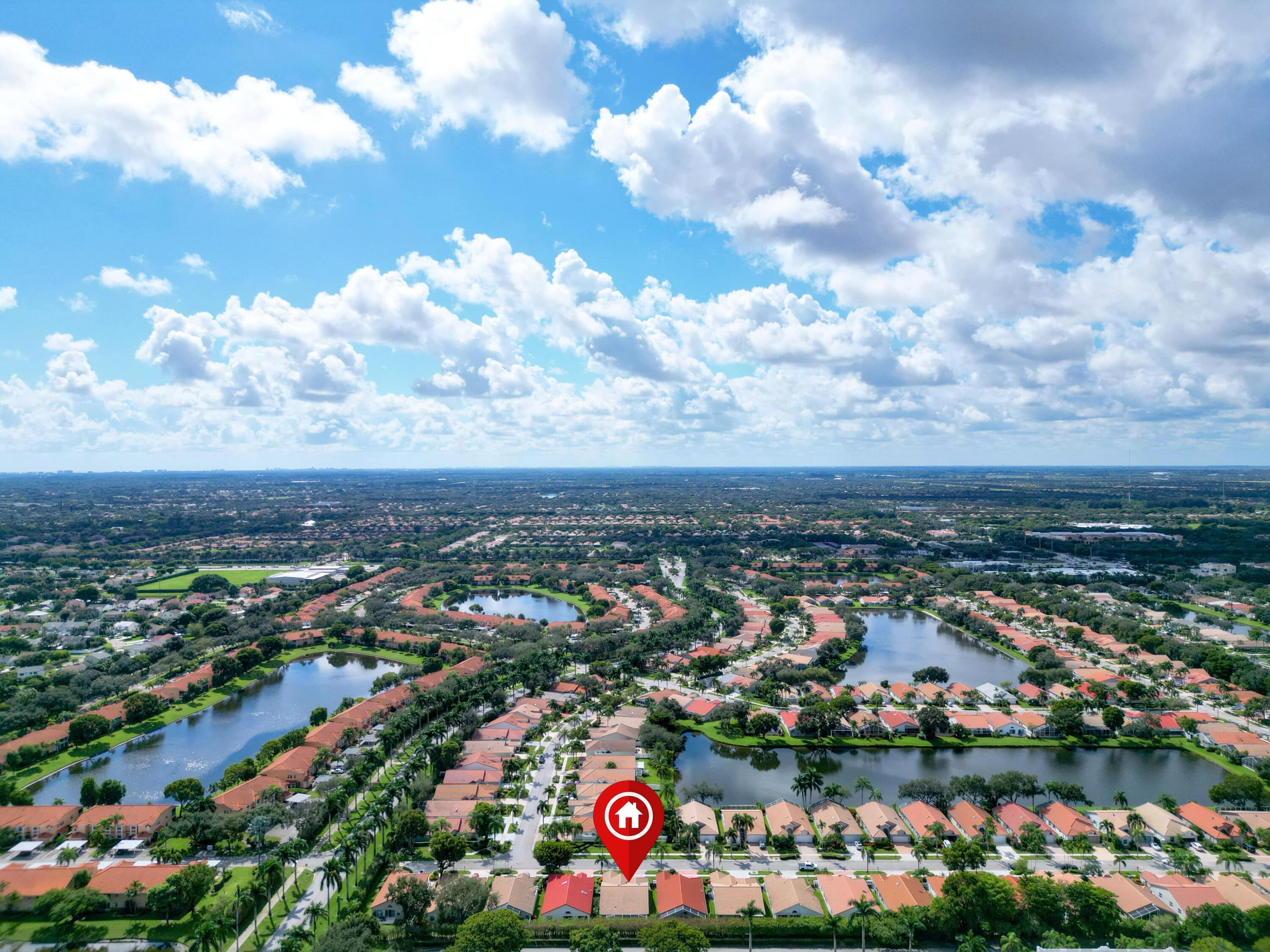 9734 Harbour Lake Circle Boynton Beach, FL 33437 - Photo 38 of 41 an aerial view of a city