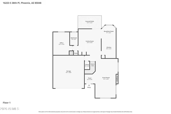 $582,500 | 16223 South 38th Place, Phoenix, AZ 85048