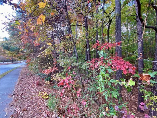 a view of statue in the garden