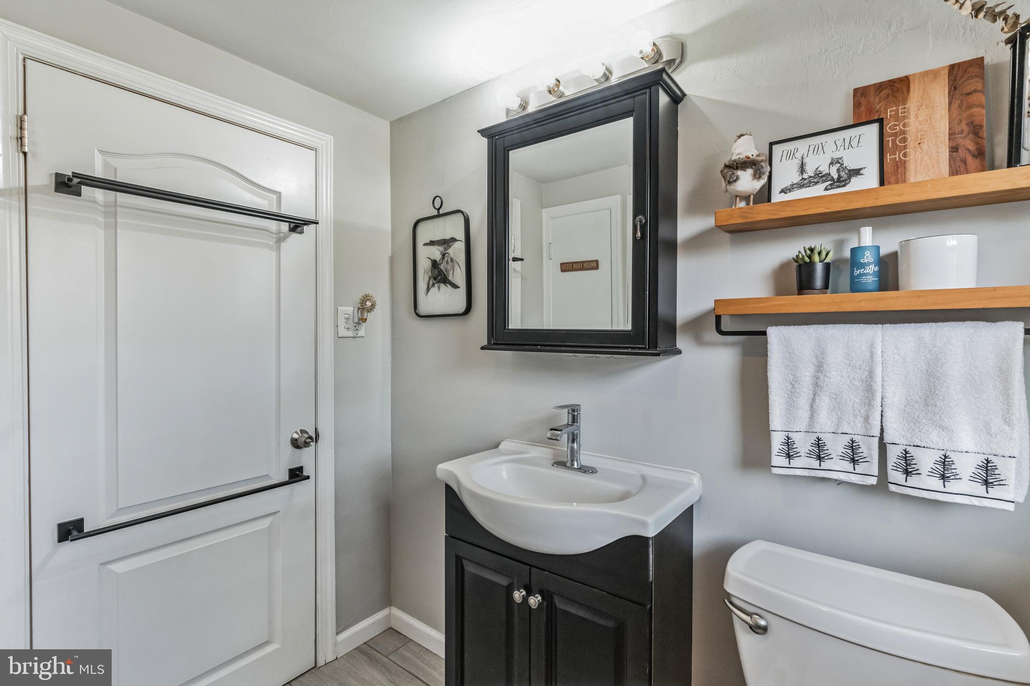 223 Stony Run Road Spring City, PA 19475 - Photo 23 of 30 a bathroom with a toilet a sink and a mirror