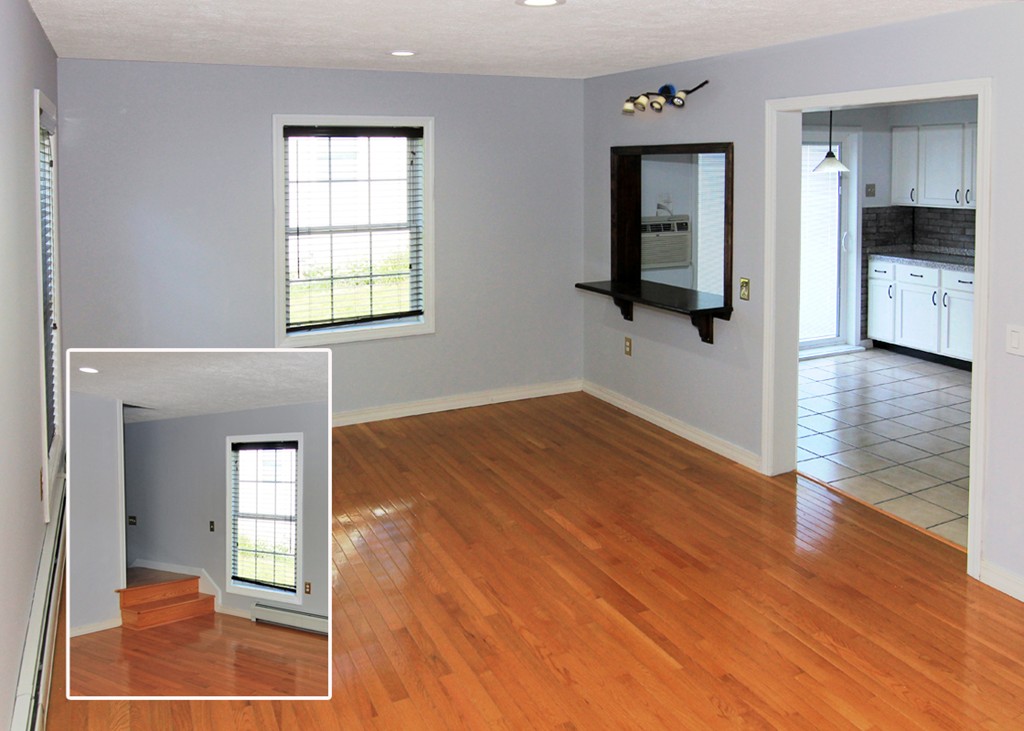 15 Cross Street Chicopee, MA 01013 - Photo 6 of 15 wooden floor in an empty room and a window