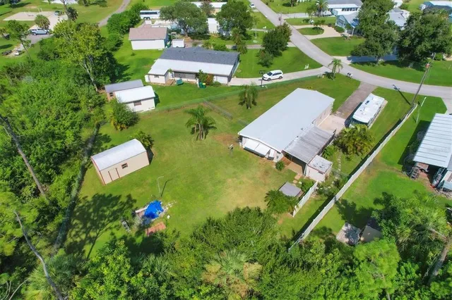a building outdoor space with seating space