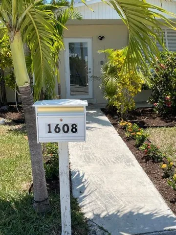 a view of outdoor space with garden