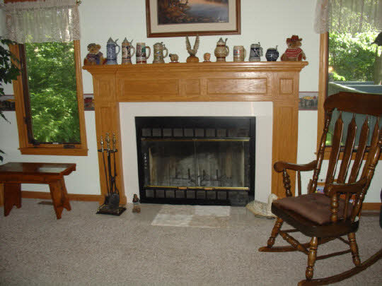 233 Rochester Road Northeast Poplar Grove, IL 61065 - Photo 3 of 11 a living room with furniture and a fireplace