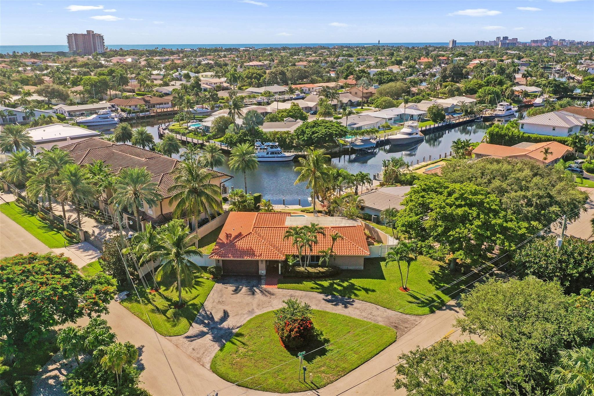 4060 Northeast 26th Avenue Lighthouse Point, FL 33064 - Photo 1 of 34 Large Corner Lot