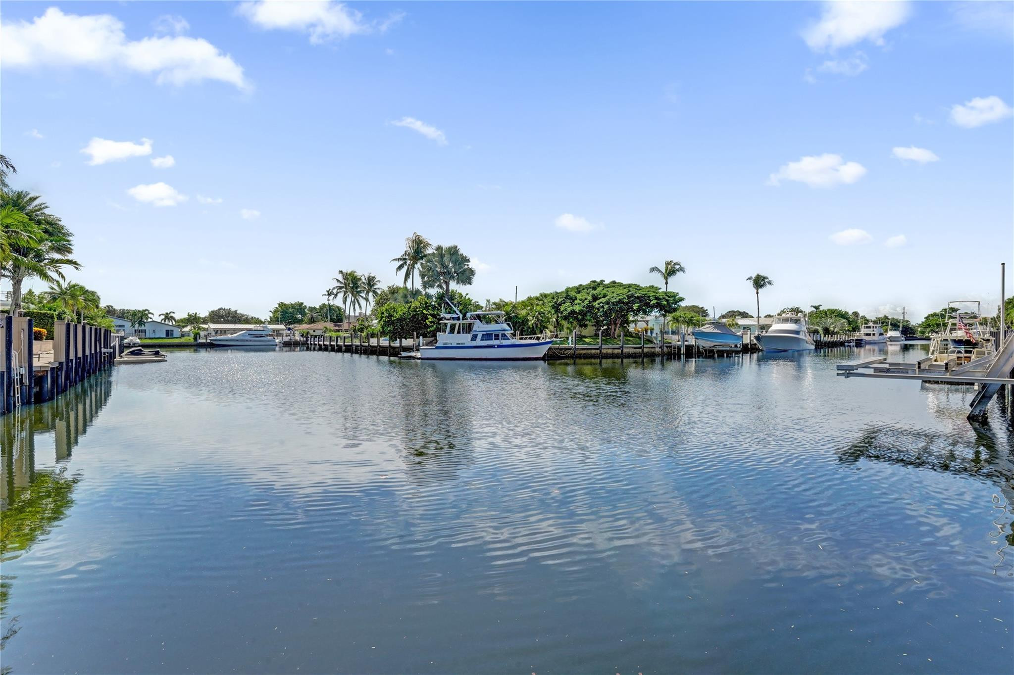 4060 Northeast 26th Avenue Lighthouse Point, FL 33064 - Photo 4 of 34 View at the dock