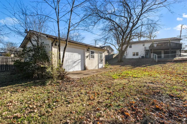 a view of a house with a patio