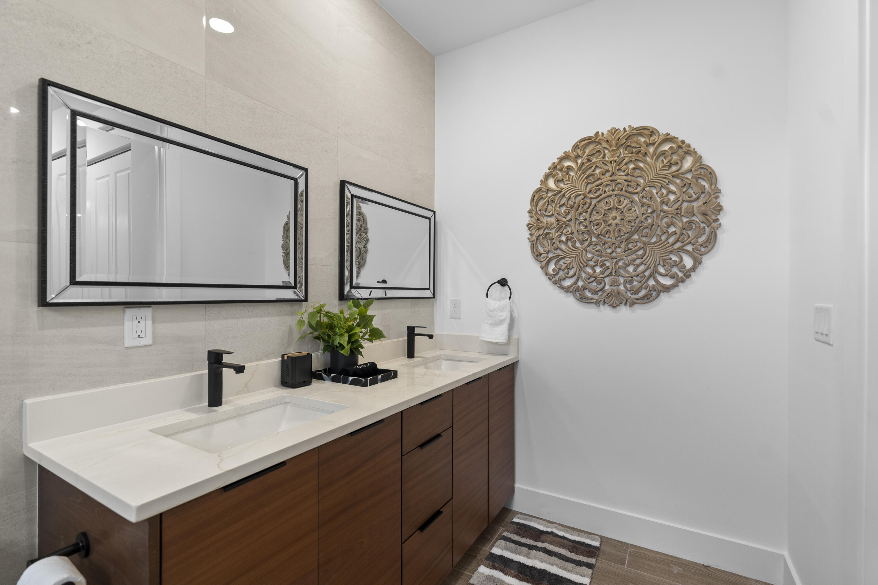 601 Southwest 3rd Street Delray Beach, FL 33444 - Photo 42 of 75 a bathroom with a sink and a mirror