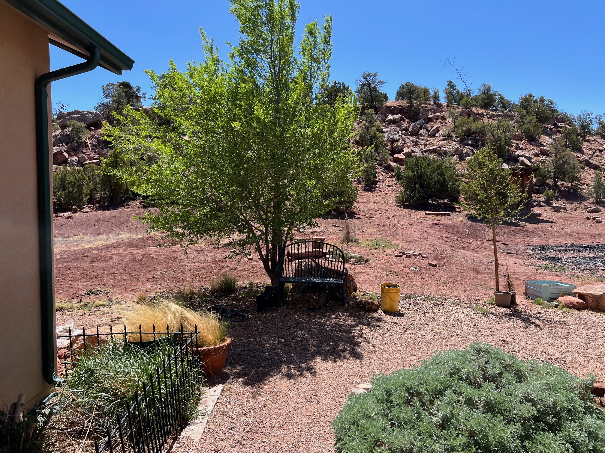 29 County Road B41E Ribera, NM 87560 - Photo 11 of 51 Shady spot at front entry