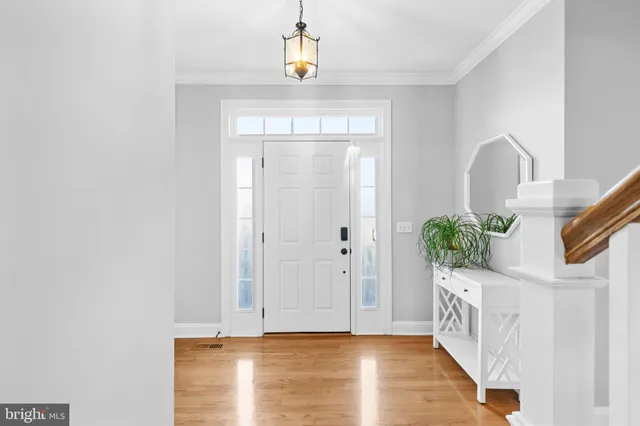 a view of an entryway door