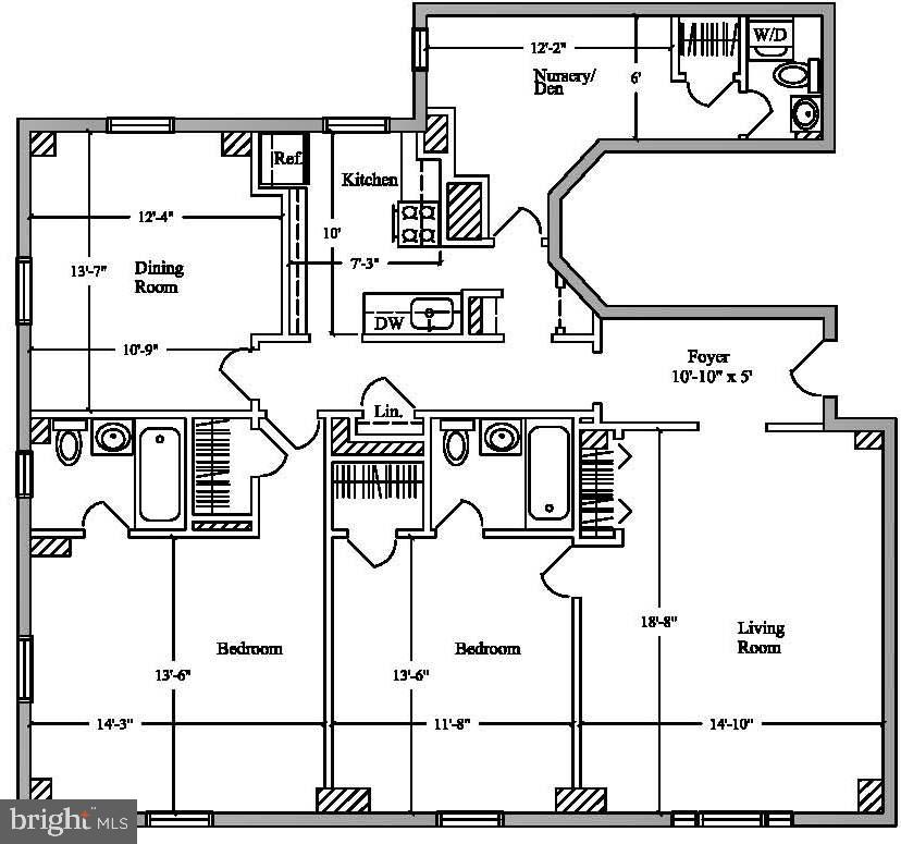 2031 Locust Street, Unit 802 Philadelphia, PA 19103 - Photo 21 of 26 a picture of a bathroom with a sink and a mirror