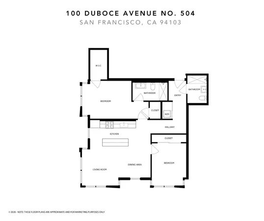 $1,288,000 | 100 Duboce Avenue, Unit 504, San Francisco, CA 94103