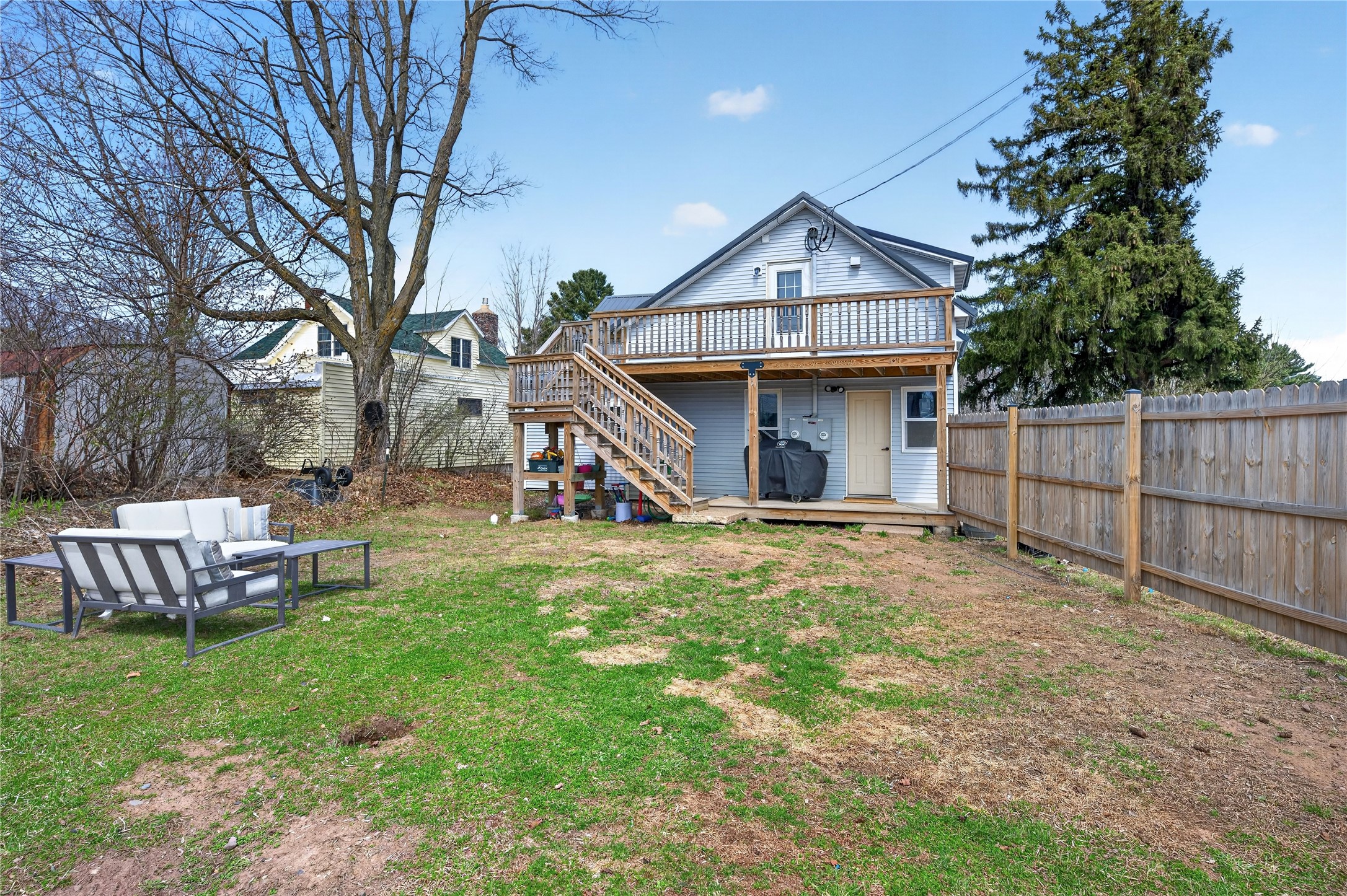 22 6th Avenue Shell Lake, WI 54871 - Photo 51 of 52 spacious fenced in back yard!