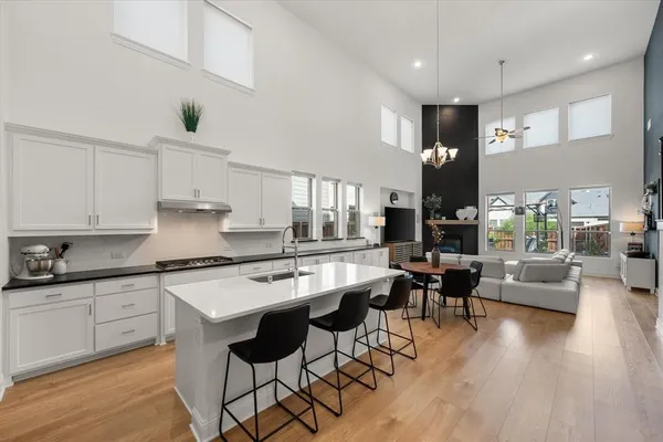 an aerial view of a city with lots of residential buildings