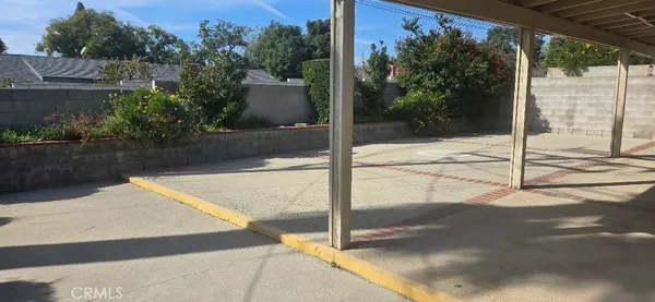 a view of a porch