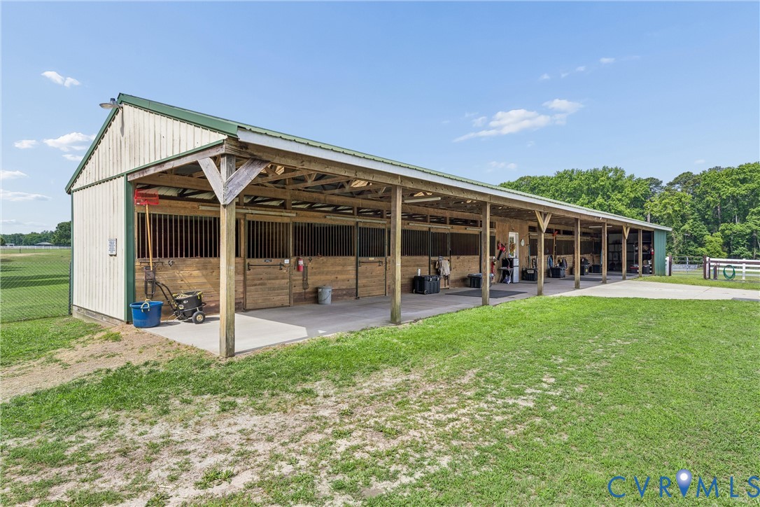 2016 Forge Road Toano, VA 23168 - Photo 32 of 99 Barn structure featuring a light-colored siding ex
